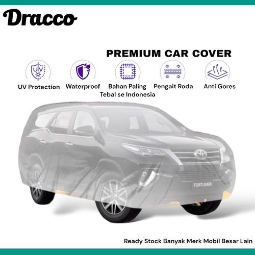 [EZO.4400340] car cover mobil fortuner transparan tebal awet waterproof dracco
