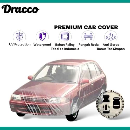 [EZO.4400344] car cover mobil starlet transparan tebal awet waterproof dracco