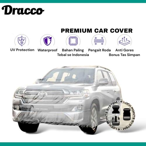 [EZO.4400345] car cover mobil land cruiser transparan tebal awet waterproof dracco