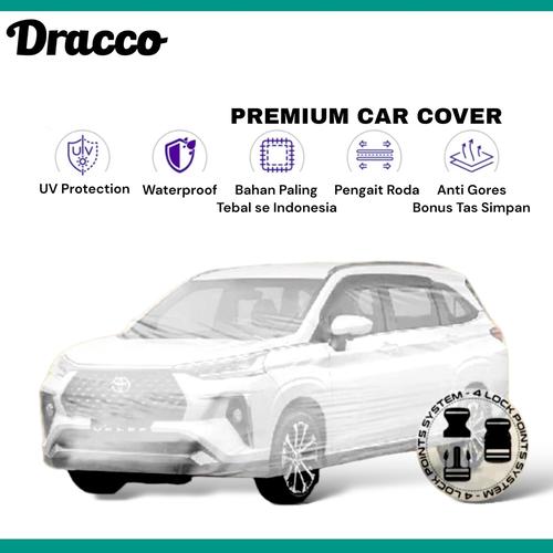 [EZO.4400355] sarung cover mobil veloz baru transparan tebal waterproof dracco