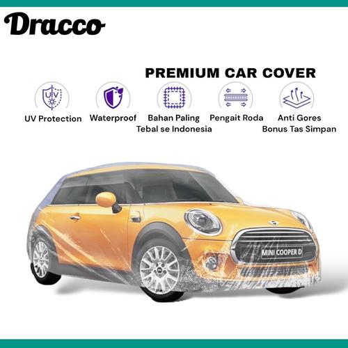 [EZO.4400373] cover mobil mini cooper transparan tebal waterproof dracco original