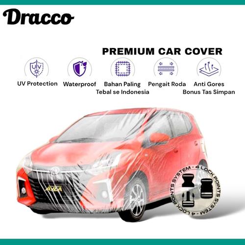 [EZO.4400413] cover mobil agya ayla transparan tebal dracco sarung mobil waterproof