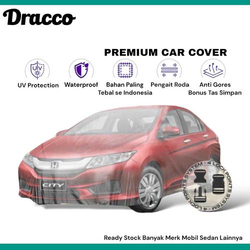 [EZO.4400422] Cover mobil sedan panjang 4,5 m Sarung mobil tebalTransparan dracco