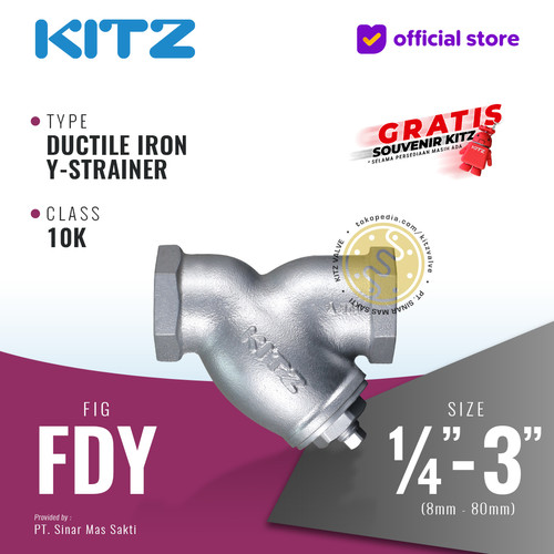 [EZR.2200103] Y-Strainer Ductile Iron KITZ Fig. 10 FDY, Drat / Screw