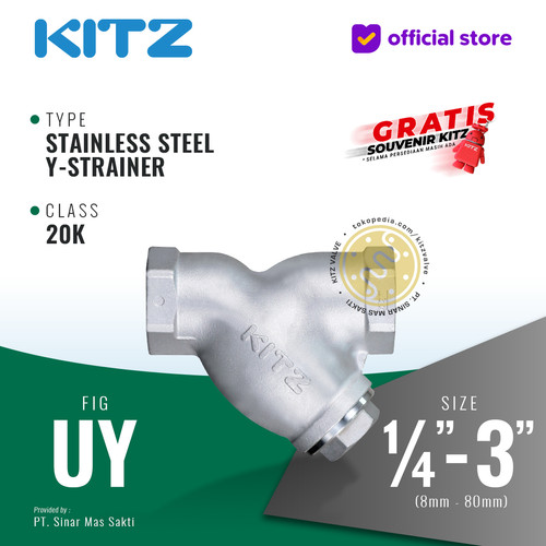 [EZR.2200114] Y-Strainer Stainless KITZ Fig. UY , Drat / Screw
