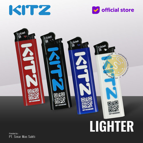 [EZR.2200176] Lighter / Mancis / Korek Api Cricket , Custom KITZ brand