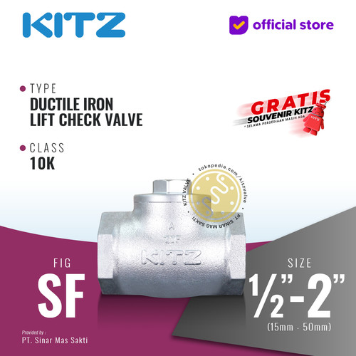 [EZR.2200193] Lift Check Valve Ductile KITZ Fig. 10 SF , Drat / Screw