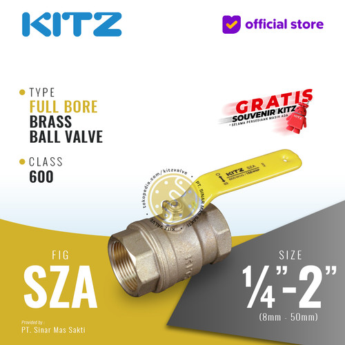 [EZR.2200238] Ball Valve Full Port KITZ Fig. 600 SZA , Drat / Screw