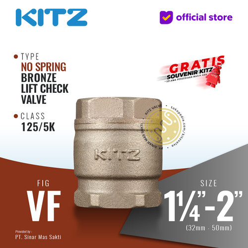 [EZR.2200271] Tusen Klep / Vertical Check Valve - No Spring / Per , KITZ Fig. 125 VF