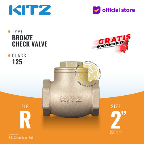 [EZR.2200450] Klep Tabok / Check Valve KITZ Fig. 125 R, 2" - 50mm , Drat / Screw