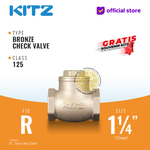 [EZR.2200452] Klep Tabok / Check Valve KITZ Fig. 125 R, 1 1/4" - 32mm , Drat / Screw