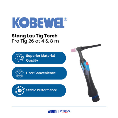 [EZM.4000068] Stang Las Tig Torch - Pro Tig 26 at 4 & 8 m