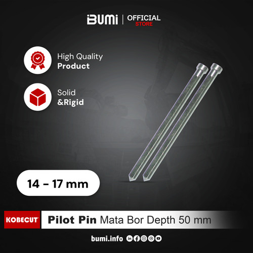 [EZM.4000077] Pilot Pin Kobecut Untuk Matabor TCT 50 O 14 - 17 mm