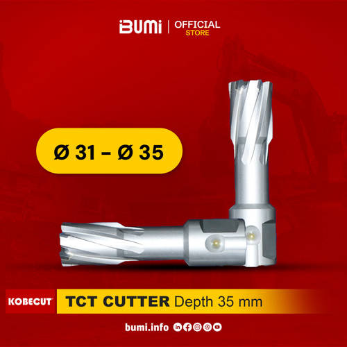[EZM.4000095] Matabor Kobecut TCT O 31 s/d 35, max. tebal 35 mm.