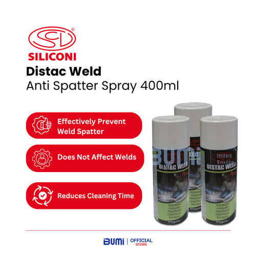 [EZM.4000102] Distac Weld - Anti Spatter Spray 400ml - Siliconi - Made In Italy