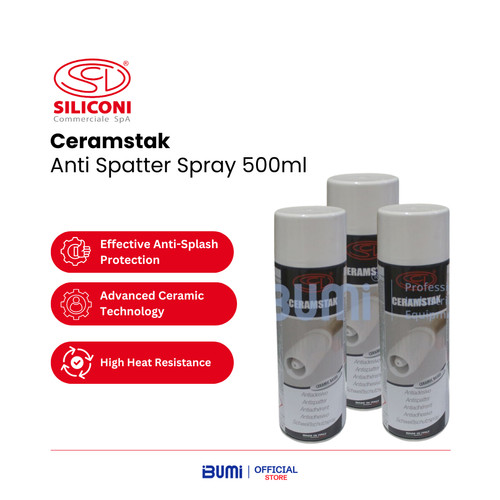 [EZM.4000103] Ceramstak - Anti Spatter Spray 500ml - Siliconi - Made In Italy