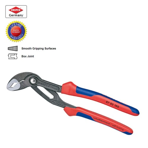 [EZM.4000126] Knipex - Tang Pompa Air Hightech Multi Component Grips 180mm "Cobra"