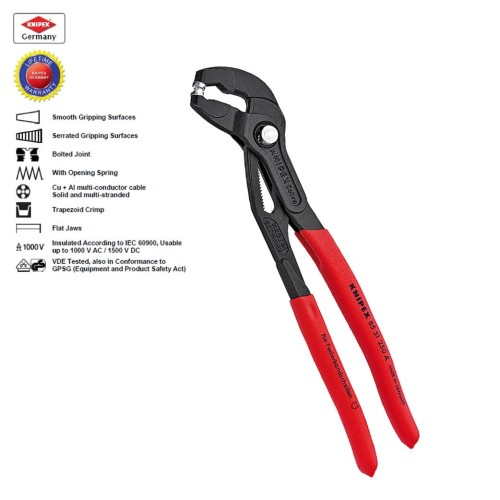 [EZM.4000127] Knipex - Tang Klem Pegas Untuk Hose / Selang