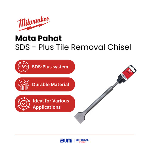 [EZM.4000159] Milwaukee Accessories - Mata Pahat, SDS - Plus Tile Removal Chisel