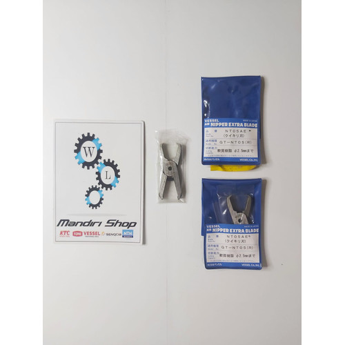 [EZM.1010014] VESSEL Air Nipper Blade for Plastic 90-Degree End-Cut CODE NT05AE