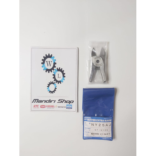 [EZM.1010037] STRAIGHT BLADES FOR PLASTIC/SLIDE OFF AIR NIPPER VESSEL NY25AJ