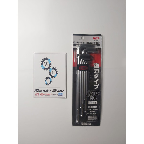 [EZM.1020124] Kunci L Ball TONE Set / Long Ball Point HEX KEY Wrench Set L - BL900