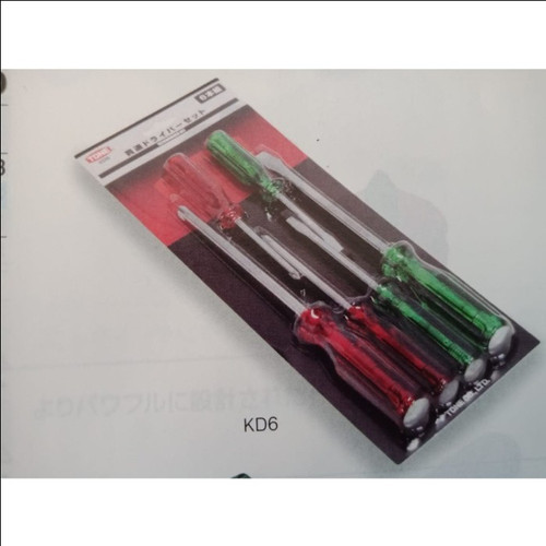 [EZM.1020131] Obeng Set TONE Crytal [ BISA DI KETOK ] KD6