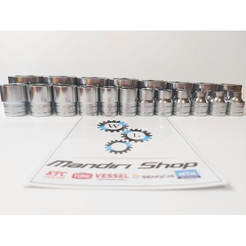 [EZM.1000048] PAKET KUNCI SHOCK / SOCKET KTC SQUARE 1/2 8-36 29 PC JAPAN ( NGURUT )