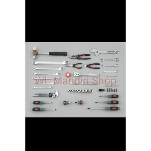 PAKET HEMAT KUNCI MECHANIC TOOL SET ( 52PCS ) SQ 1/2 " TANPA BOX "