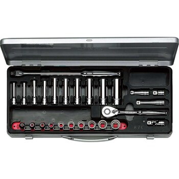 [EZM.1000094] KUNCI SHOCK PENDEK+PANJANG / SOCKET WRENCH SET KTC SQ 3/8 TB3X20