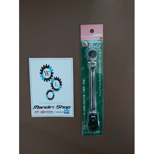 [EZM.1000297] KUNCI RINGRING RATCHET KTC MR1-1214F
