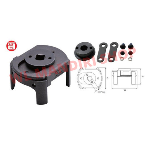 [EZM.1000375] ADJUSTABLE OIL FILTER WRENCH KUNCI OLI FILTER KTC AVSA 6379