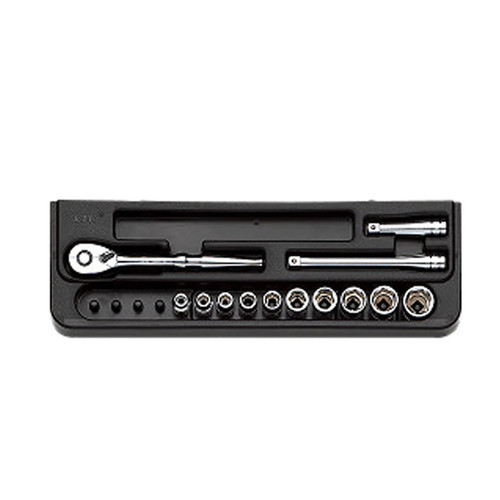 [EZM.1000422] KUNCI SHOCK SET KTC SQ 1/4 ISI 10 PCS TB210