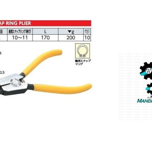 [EZM.1000860] Tang Snap Ring SOP-172LL ( Long )
