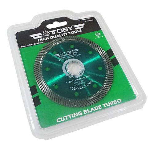 [EZM.1000304] TOBY Diamond Wheel Turbo New - Pisau Potong Keramik Batu Granit