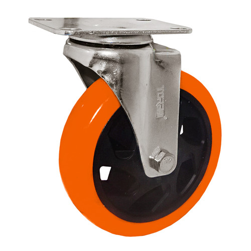 [EZM.1000314] TORA Roda Nilon Orange 5 Inch Hidup