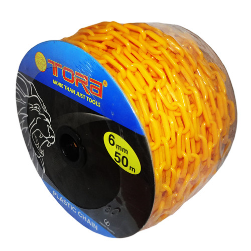 [EZM.1000351] TORA Rantai PVC 6 MM x 50 Meter Warna Kuning - Chain PVC
