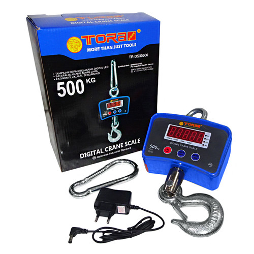 [EZM.1000386] TORA Timbangan Gantung Digital New 500 Kg - Digital Crane Scale