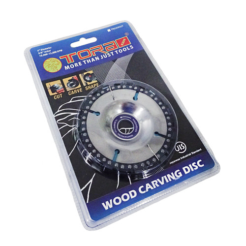 [EZM.1000518] TORA Wood Carving Disc 4 Inch 22T Double Blister - Mata Potong Kayu