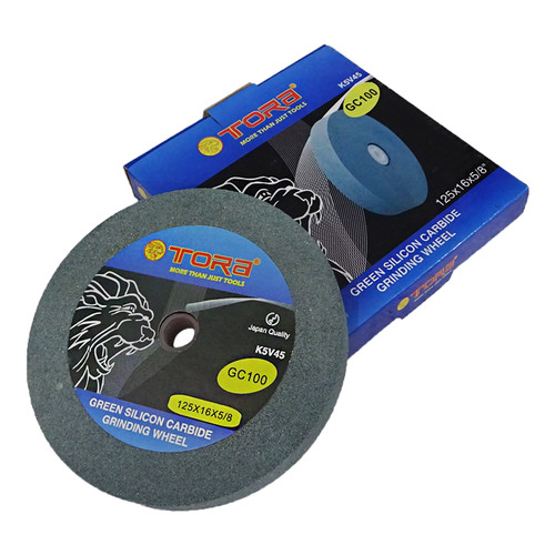 [EZM.1000538] TORA Batu Gurinda Poles 5" GC100 - Mata Gerinda Asah TCT Hijau