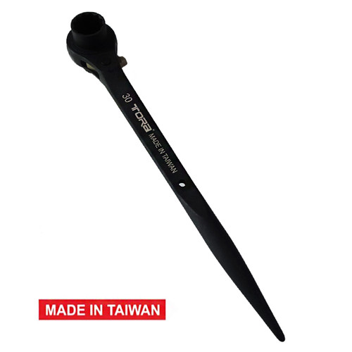 [EZM.1000578] TORA Kunci Ring Double Ratchet 30x32 MM - Wrench Construction - TAIWAN