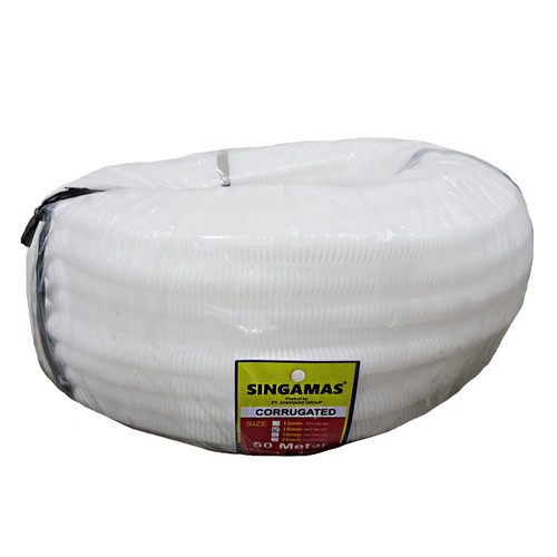 [EZM.1000587] SINGAMAS Selang Flex Pelindung Kabel Corrugated 5/8 Inch x 50 Meter
