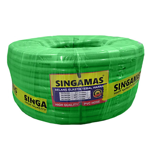[EZM.1000588] SINGAMAS Selang Air PVC Elastis Tebal 1 Inch x 50 Meter - PVC Hose