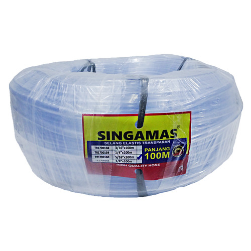 [EZM.1000606] SINGAMAS Selang Air PVC Elastis Transparan 5/16 Inch x 100 Meter