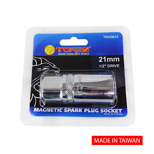 [EZM.1000660] TORA Mata Sok & Busi Magnet 21 MM 1/2 DR - Socket Magnetic - TAIWAN