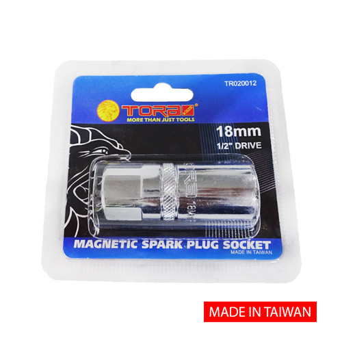 [EZM.1000661] TORA Mata Sok & Busi Magnet 18 MM 1/2 DR - Socket Magnetic - TAIWAN