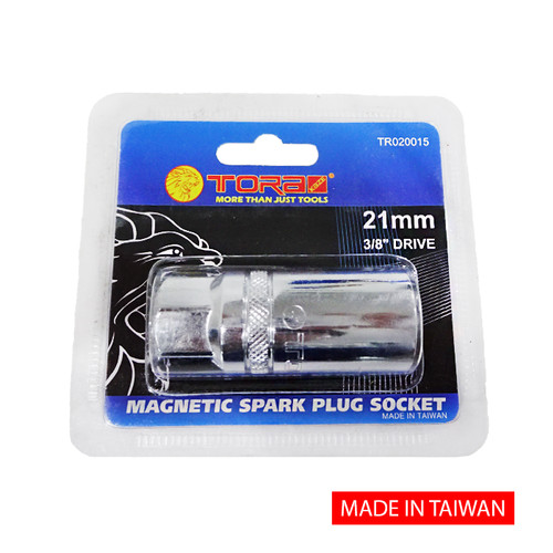 [EZM.1000663] TORA Mata Sok & Busi Magnet 21 MM 3/8 DR - Socket Magnetic - TAIWAN