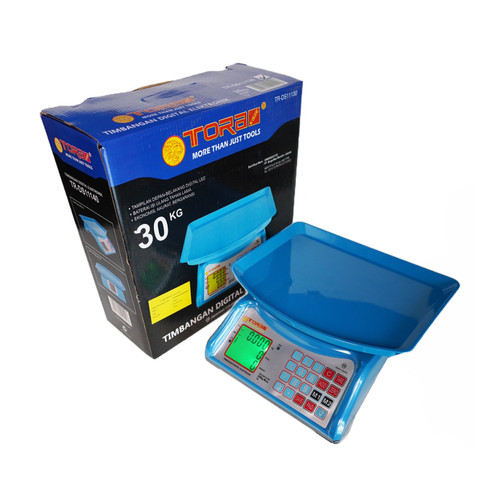 [EZM.1000675] TORA Timbangan Digital Elektronik 30 Kg - Timbangan Buah & Sayur