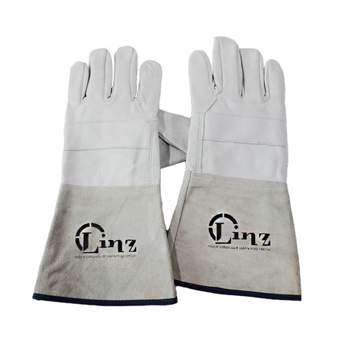 [EZM.1000681] LINZ Sarung Tangan Las Argon 14 Inch Warna Putih