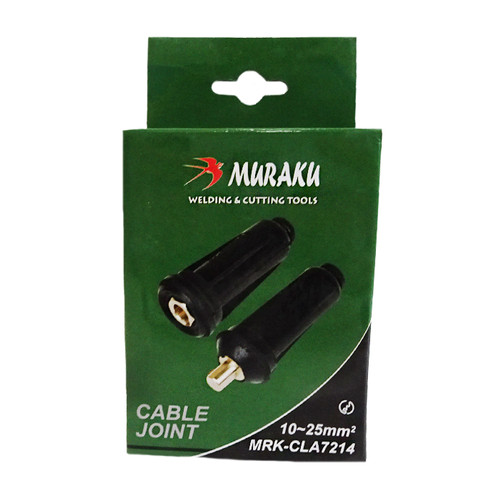 [EZM.1000691] MURAKU Cable Connector Female Satuan 10 - 25 mm - Sambungan Kabel Las